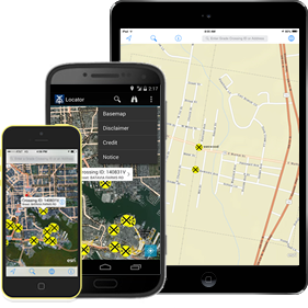 Images of tablets using the app.