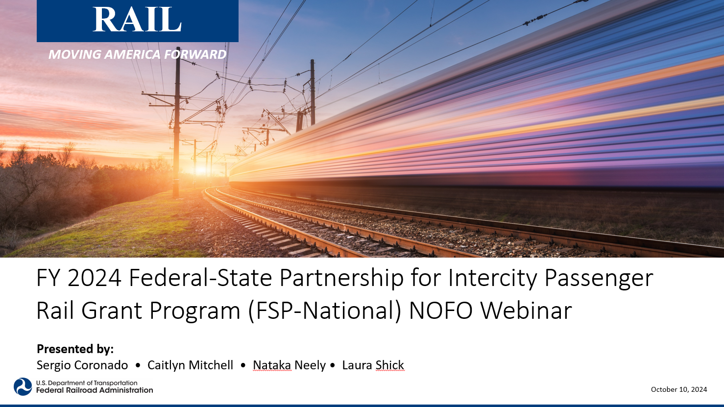 FY2024 FSP-National NOFO Webinar